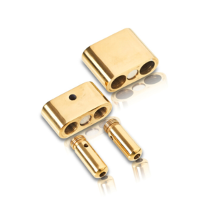 Poppers Inhaler Double Steel Titanium Gold