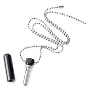 Poppers Inhaler Single Metal Black