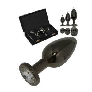 Buttplug Black Silk Rosebud - Petit modèle