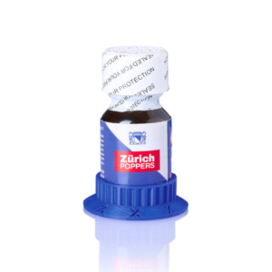 Titolare Zurich Poppers 10ml Combo! Zurich Poppers 10ml con supporto XTRM blu piatto