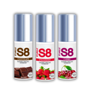 S8 Lubrificante aromatizzato a base d'acqua 50ml - Cioccolato alla fragola e ciliegia